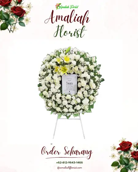 Krans Bunga Duka kabupaten blitar